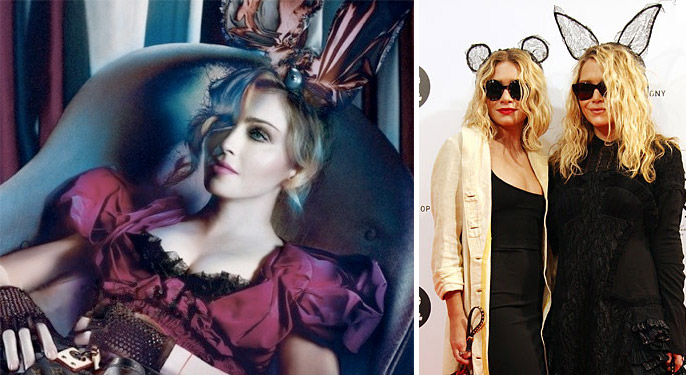 Fashion Bunny Ears: Madonna for Louis Vuitton A/W 2009-10 Campaign